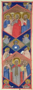 Eight Saints, Including St. Peter, St. Andrew, St. Stephen, St. Lawrence, a Pope Saint, St. Anthony Abbot and Four Other Saints by Niccolo di Giacomo